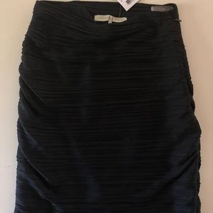 Halston Heritage Ruched Pleated Skirt